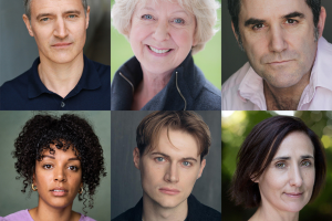 The cast of Murder in the Dark