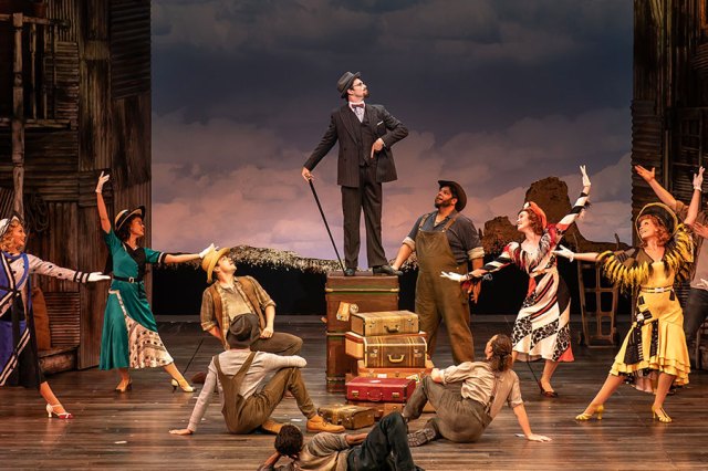 crazy for you The company of Crazy for You dancing on stage