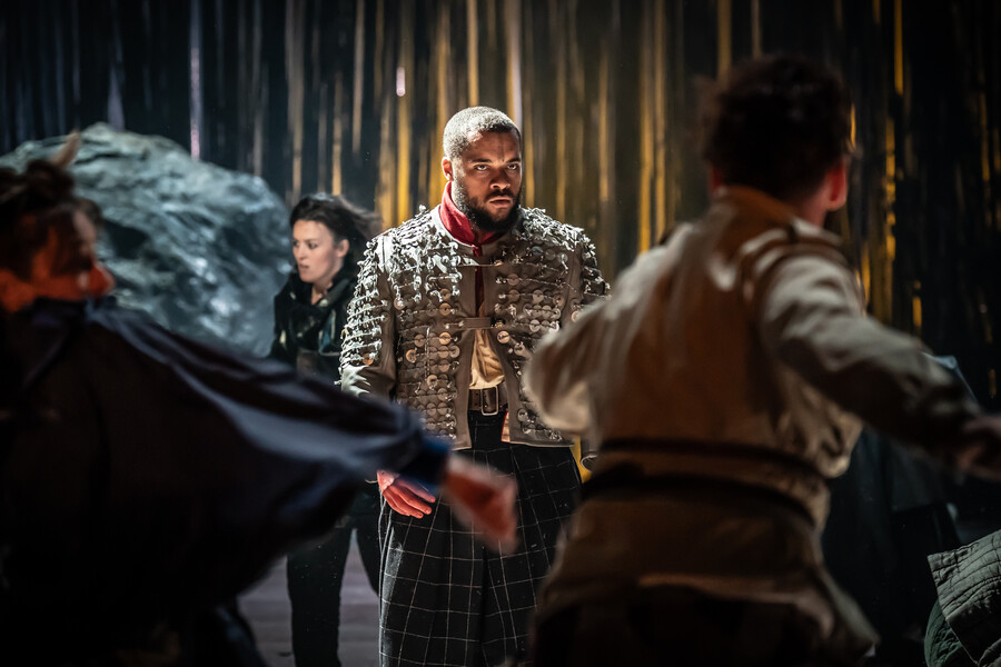 Reuben Joseph in a scene from Macbeth at the RSC