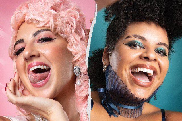 Portraits of Zizi Strallen and Renée Lamb as Marie Antoinette and Jeanne from Cake