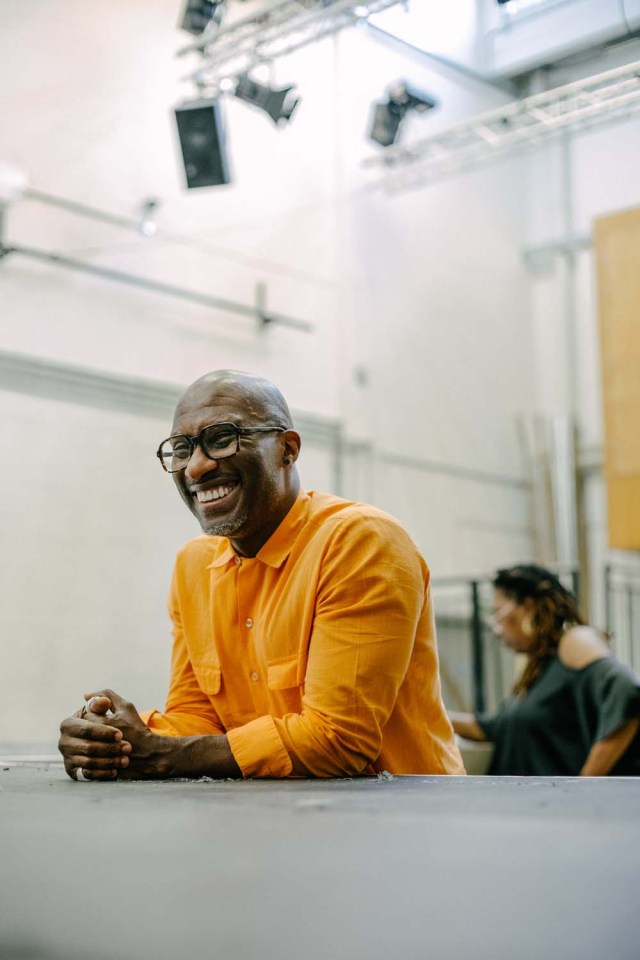 Clint Dyer (Director) in rehearsals for Death of England Closing Time at the National Theatre. Image credit Feruza Afewerki (4)