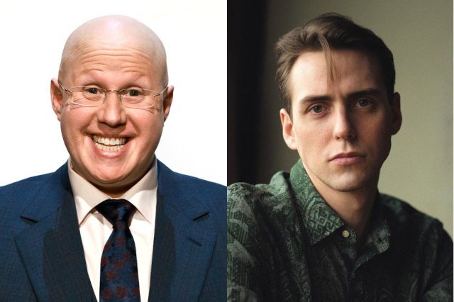 Headshots of Matt Lucas and Jamie Muscato