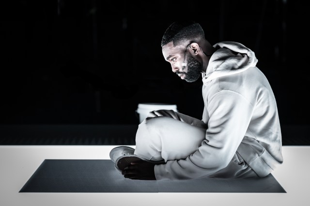 Paapa Essiedu (Tristan) in The Effect at the National Theatre. Photo by Marc Brenner 0900