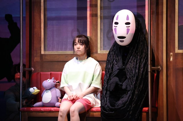 Mone Kamishiraishi as Chihiro in a scene from Spirited Away