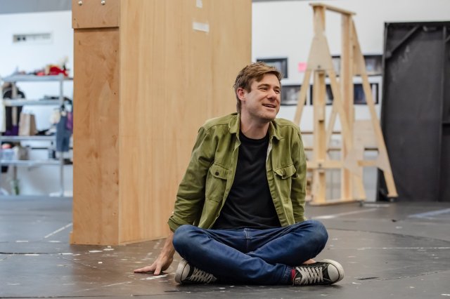 David Hunter in rehearsals for The Time Traveller's Wife