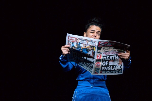 Death of England Closing Time at the National Theatre Image 2 Hayley Squires © Feruza Afewerki (Landscape) Hayley Squires © Feruza Afewerki