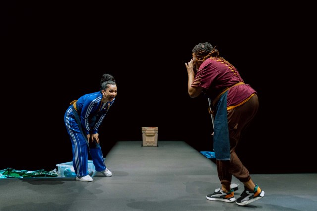 Death of England Closing Time at the National Theatre Image 3 L R Hayley Squires, Jo Martin © Feruza Afewerki Hayley Squires, Jo Martin © Feruza Afewerki