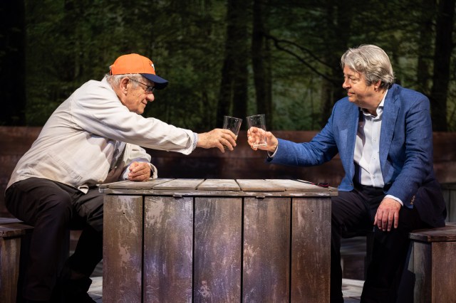 Ian McKellen and Roger Allam in a scene from Frank and Percy