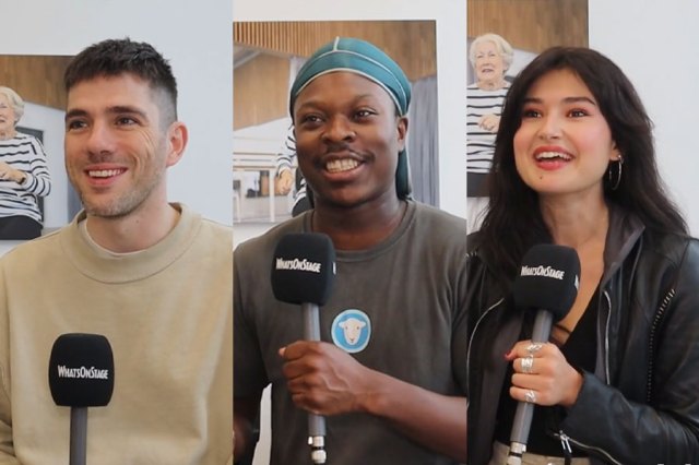 Ian McIntosh, Shem Omari James and Hannah Richardson in interview