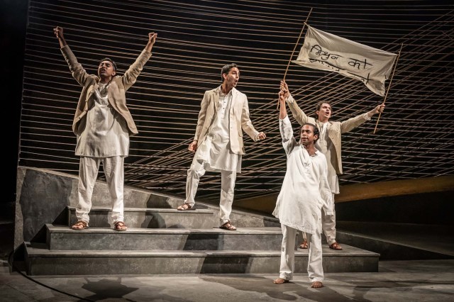 The Father and the Assassin company at the National Theatre 2023. Credits Marc Brenner 5810