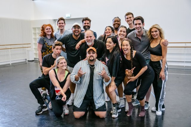 The cast of The Time Traveller's Wife in rehearsals