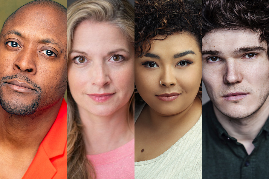 Matt Henry, Caroline Sheen, Courtney Bowman and Fra Fee, headshots supplied and distributed by The Barricade Boys
