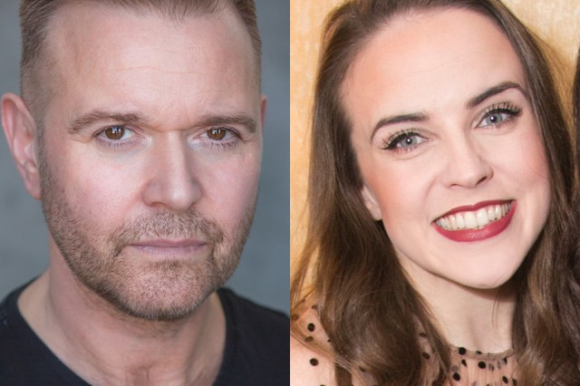 Darren Day and Harriet Payne, photo on the right supplied and distributed by the production, right © Dan Wooller