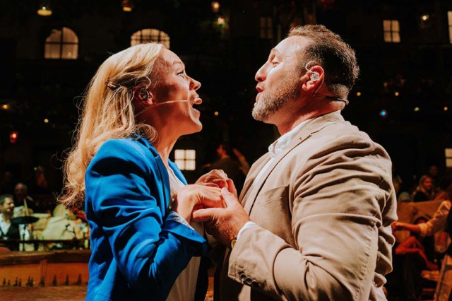mamaaa Gemma Maclean (Kate) and Antony Costa (Nikos) © Grant Walker