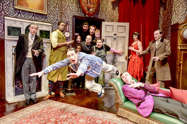 The current cast of The Play That Goes Wrong, © Robert Day