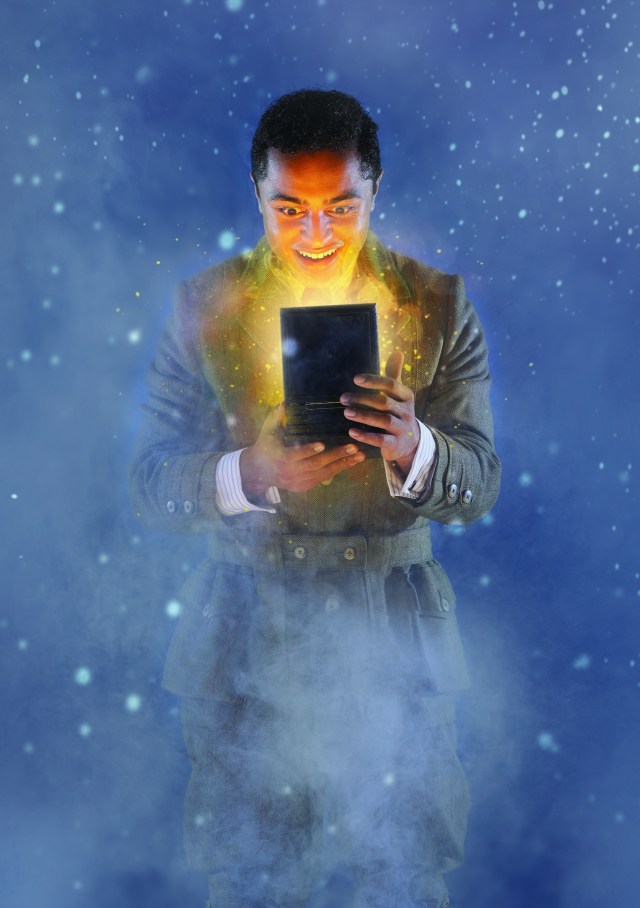 Callum Balmforth as Kay Harker in a promotional image for The Box of Delights