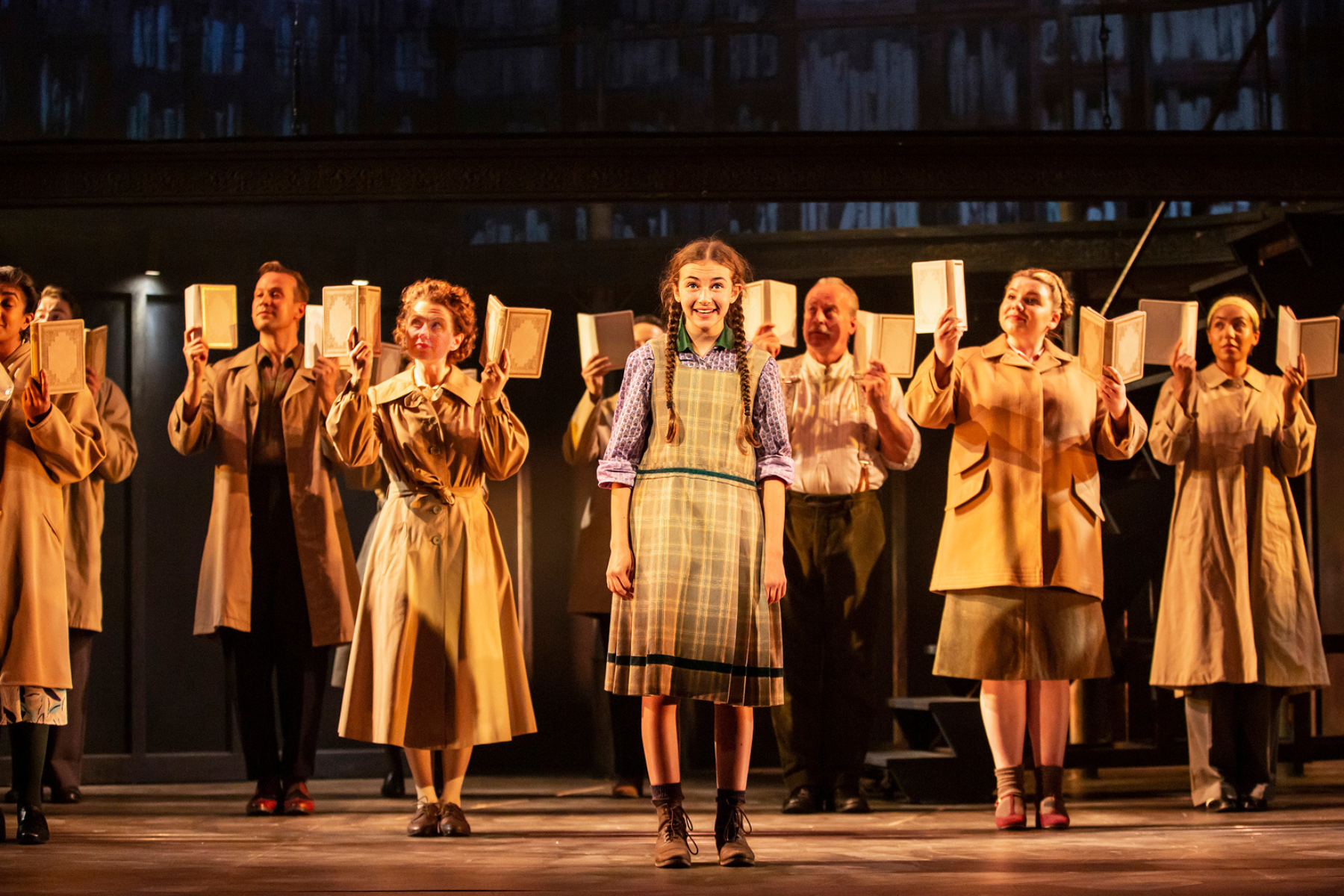 The cast of The Book Thief