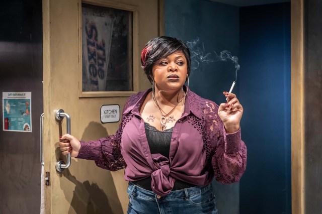 Gbemisola Ikumelo in CLYDE S Donmar photo by Marc Brenner.(1)