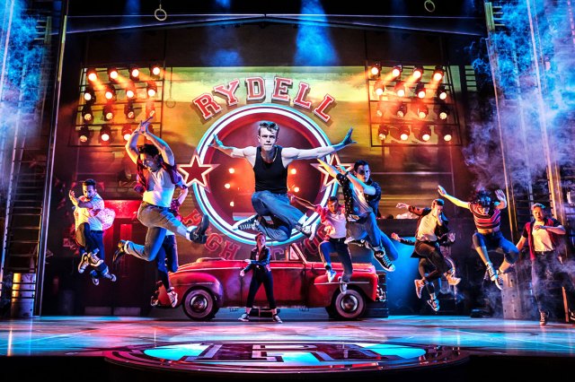 The 2023 cast of the West End production of Grease
