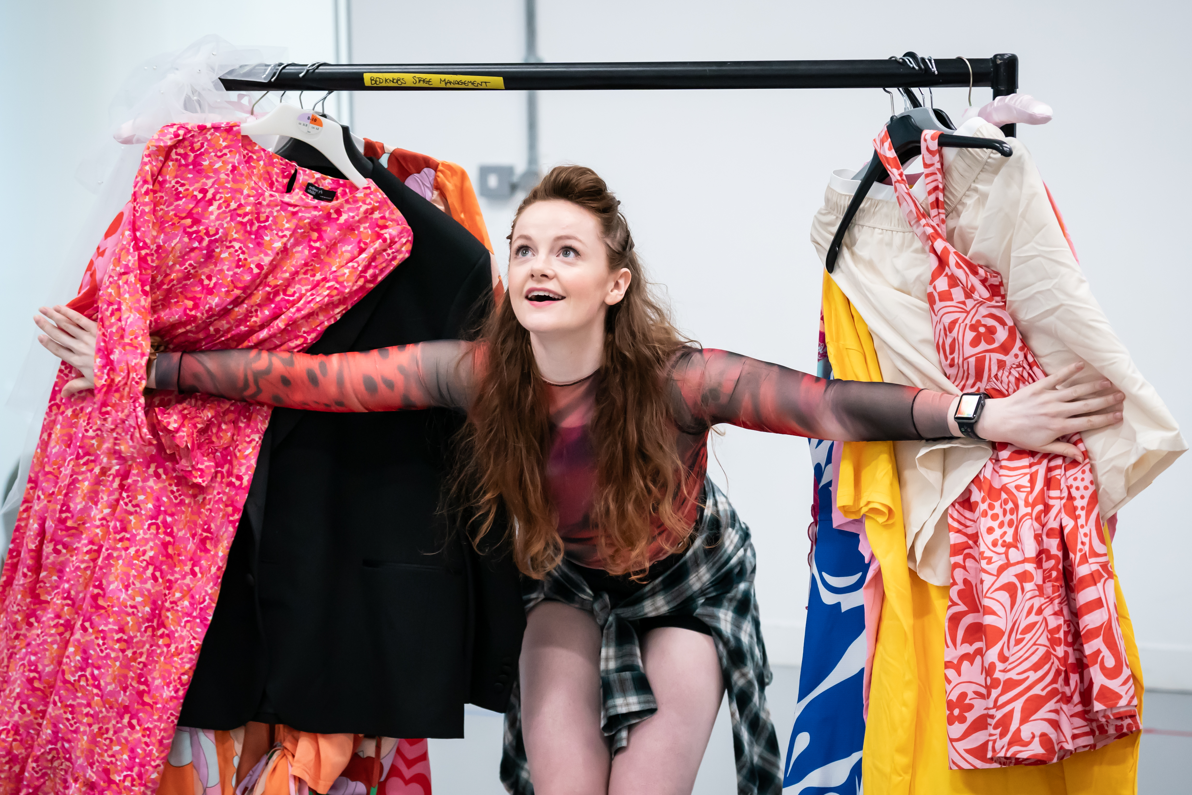 Lucie Mae Sumner in rehearsals for I Should Be So Lucky