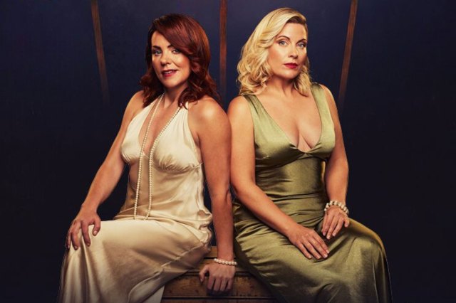 Rachel Tucker and Louise Dearman in a promotional image for Side Show in Concert