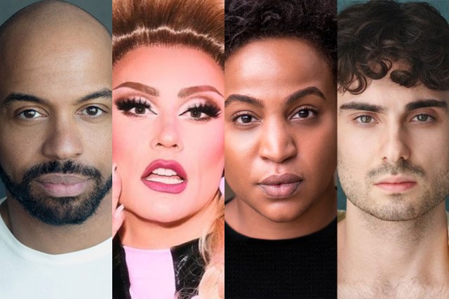 There's No Place Like Home cast Headshots of Adrian Hansel, Ella Vaday, Sophia Nomvete and Jacob Fowler