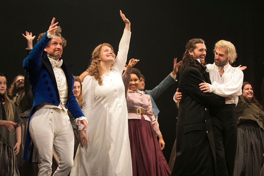 The curtain call for Les Misérables in early 2020, © Dan Wooller