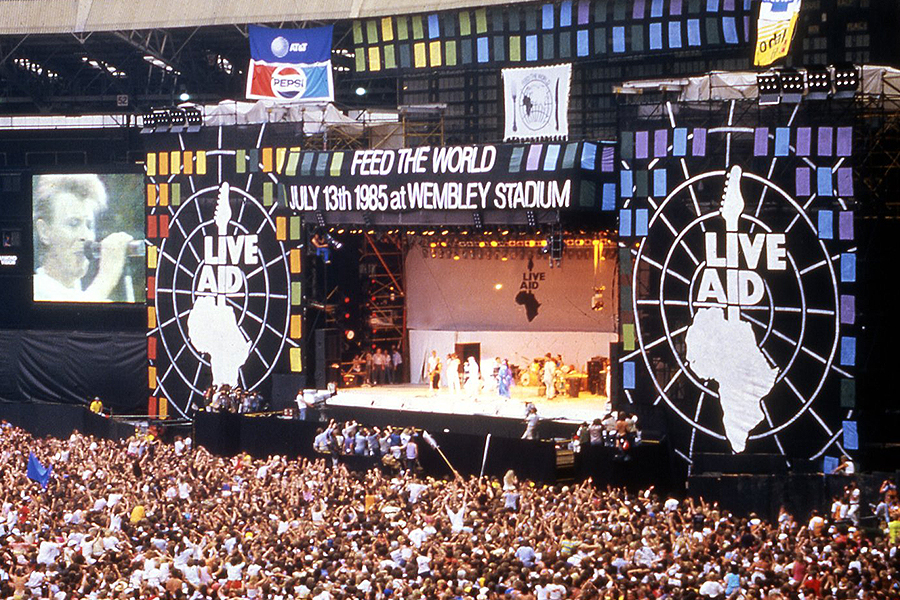 Live Aid at Wembley Stadium London 13 July 1985 - Pictorial Press Ltd Alamy Stock Photo