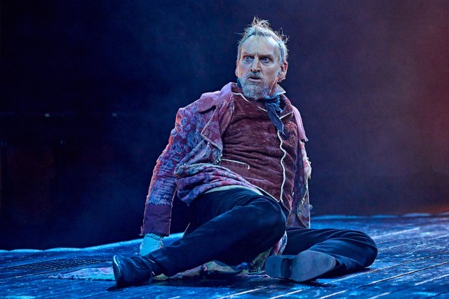 Christopher Eccleston as Ebenezer Scrooge in a scene from A Christmas Carol at the Old Vic