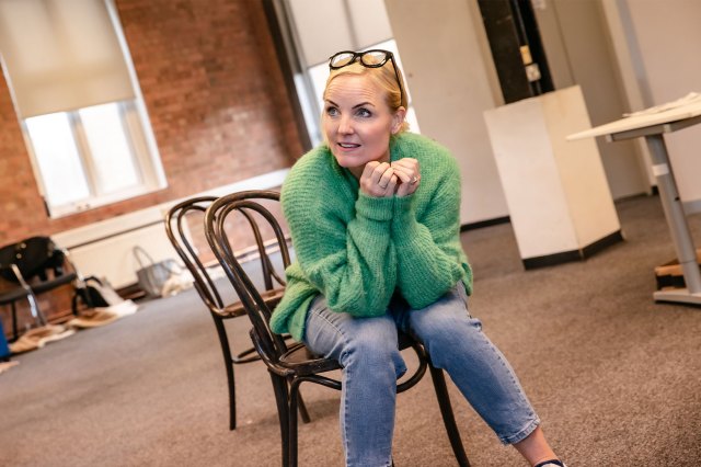 Kerry Ellis in rehearsals for Diana the Musical