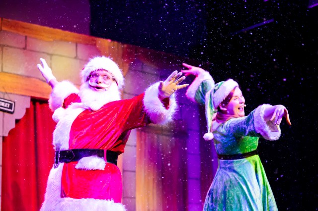 A scene from Father Christmas Needs a Wee