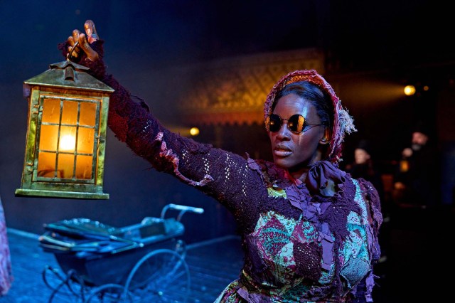Gemma Knight Jones as Ghost of Christmas Present in A Christmas Carol at The Old Vic (2023), photo by Manuel Harlan Gemma Knight Jones as Ghost of Christmas Present in A Christmas Carol at The Old Vic (2023), photo by Manuel Harlan