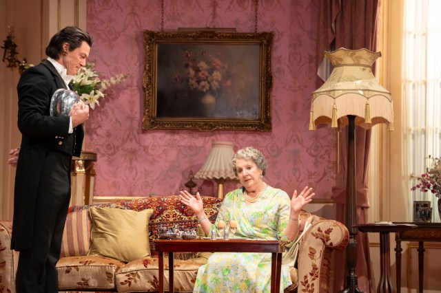 BACKSTAIRS BILLY Luke Evans and Penelope Wilton in Backstairs Bully