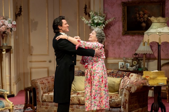 Luke Evans and Penelope Wilton in a scene from Backstairs Billy