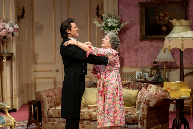BACKSTAIRS BILLY Luke Evans and Penelope Wilton in Backstairs Billy