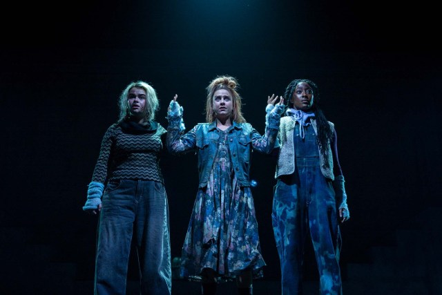 MACBETH. Lola Shalam, Lucy Mangan and Danielle Fiamanya. Photo Matt Humphrey