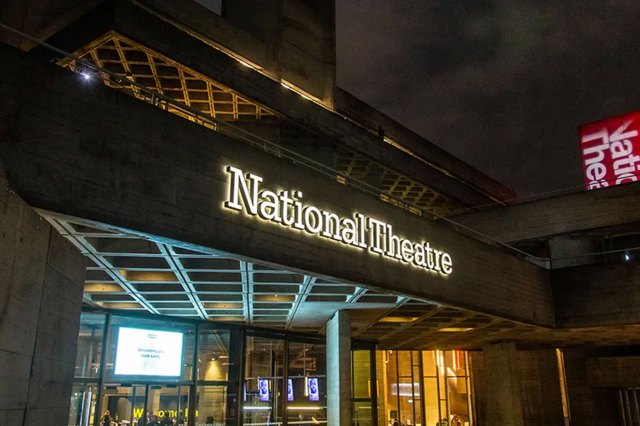 The National Theatre main entrance
