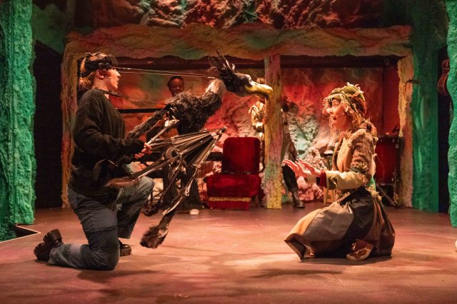 A scene from The Wizard of Oz at the Watermill Theatre