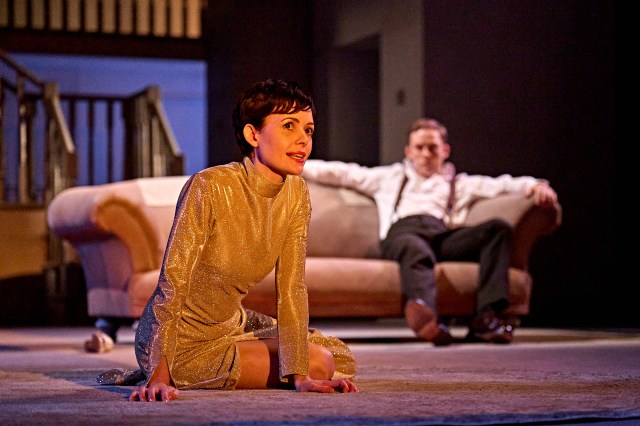Lisa Diveney and Joe Cole in a scene from The Homecoming at the Young Vic