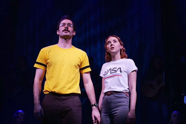 Charlie McCullagh and Evelyn Hoskins in a scene from 42 Balloons