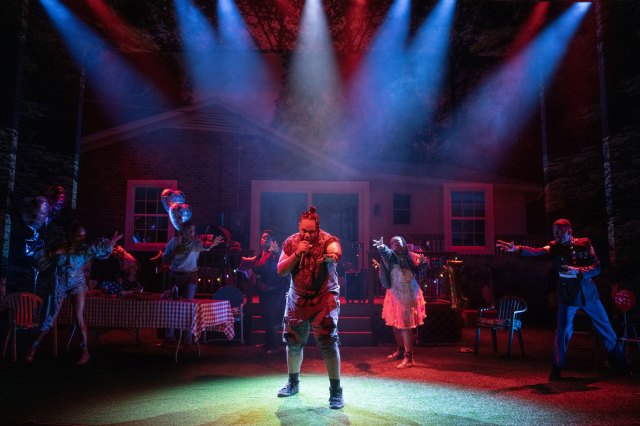 Fat Ham Marcel Spears in a scene from the Broadway production of Fat Ham