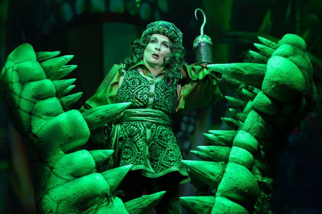 Jennifer Saunders in a scene from Peter Pan at The London Palladium