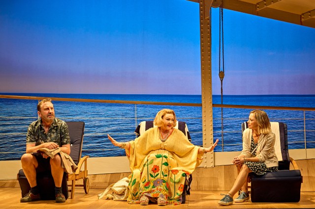 Lee Mack, Frances Barber and Sarah Alexander in The Unfriend