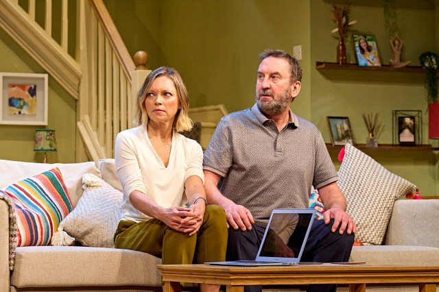 Sarah Alexander and Lee Mack in The Unfriend