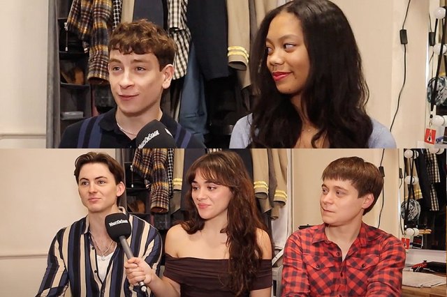 Louis McCartney, Ella Karuna Williams, Oscar Lloyd, Isabella Pappas and Christopher Buckley in interviews for WhatsOnStage