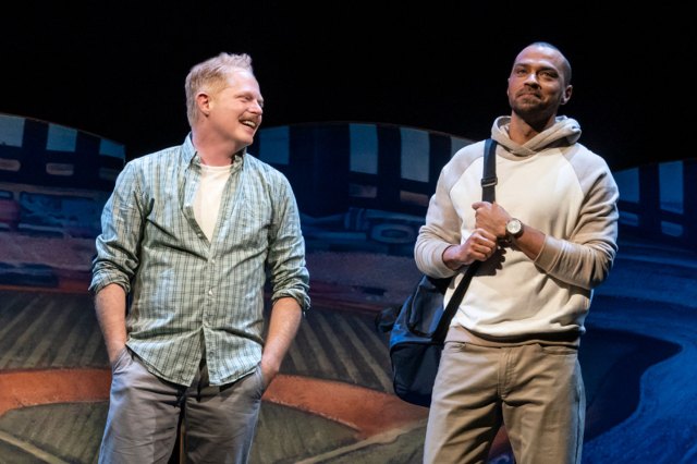 Take Me Out Broadway Jesse Tyler Ferguson and Jesse Williams in a scene from the Broadway revival of Take Me Out