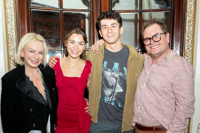 Judy Craymer, Stevie Doc, Tobias Turley and Alan Carr at the Novello Theatre