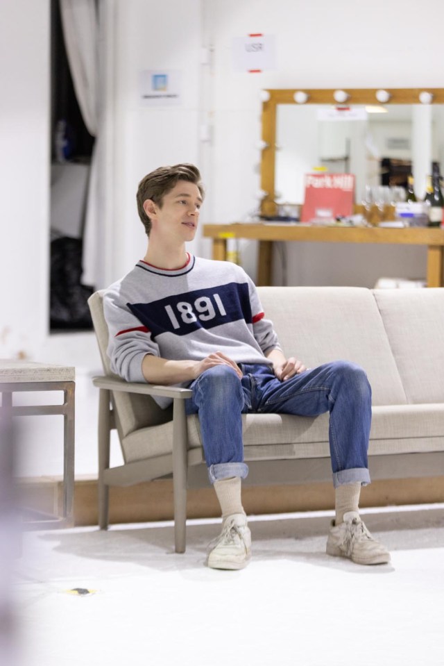 Samuel Jordan in rehearsals for Standing at the Sky's Edge in the West End. ©CameronSlaterPhotography Samuel Jordan in rehearsals for Standing at the Sky's Edge in the West End. ©CameronSlaterPhotography