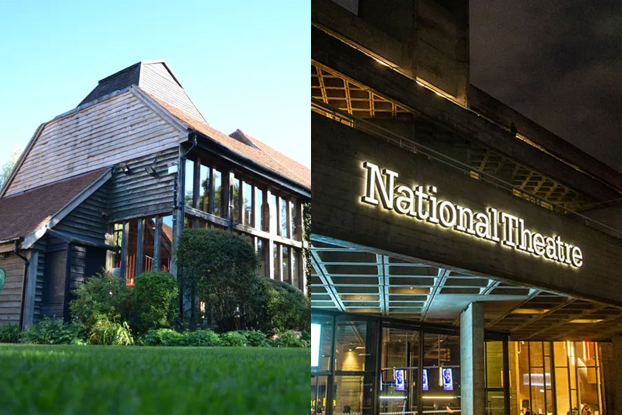 The Watermill Theatre in Newbury and the National Theatre in London