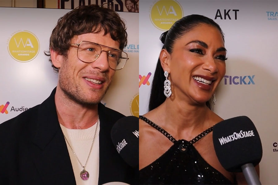 James Norton and Nicole Scherzinger in interviews for WhatsOnStage